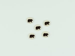 Cocoshell animal buttons